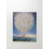 Best Leinwandbild Flying Elephant At Night 80X100Cm Bilder