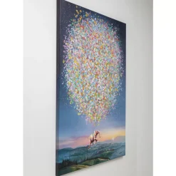 Outlet Leinwandbild Flying Elephant At Night 120X160Cm Bilder