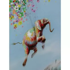 Sale Leinwandbild Flying Elephant In Day 80X100Cm Bilder