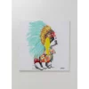 Best Leinwandbild Headdress Dog 80X80Cm Bilder