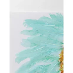 Best Leinwandbild Headdress Dog 80X80Cm Bilder