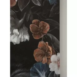 New Leinwandbild Night Leo In Flower 90X140Cm Bilder