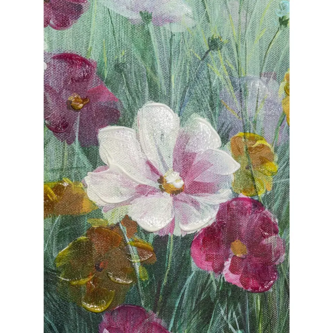 Outlet Leinwandbild Pastell Flowers 120X120Cm Bilder