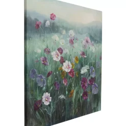Outlet Leinwandbild Pastell Flowers 120X120Cm Bilder