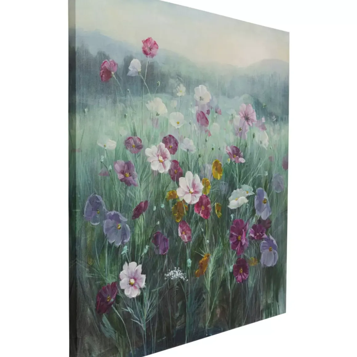 Outlet Leinwandbild Pastell Flowers 120X120Cm Bilder