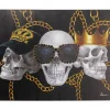Online Leinwandbild Skull Gang 90X120 Bilder