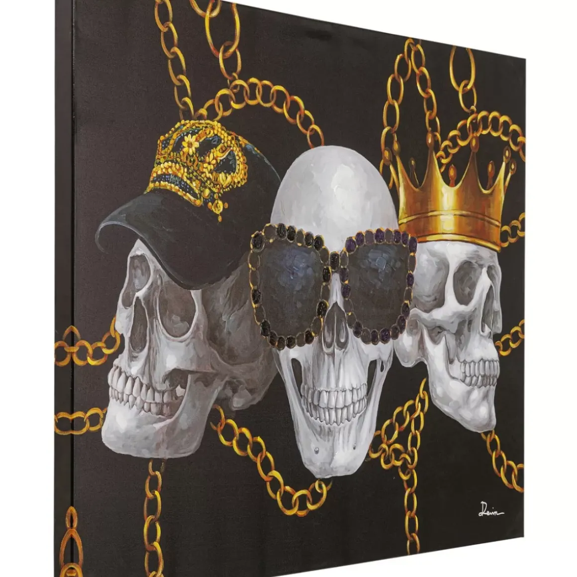 Online Leinwandbild Skull Gang 90X120 Bilder