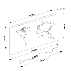 Best Leuchtdekoration Map Led Leuchtobjekte