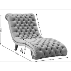 Sale Liege Desire Velvet Silbergrau Sofas & Couches