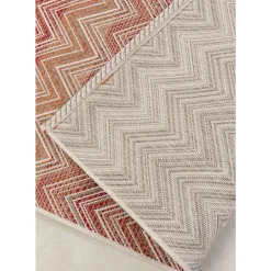 Online Outdoor Teppich Zigzag Rot 160X230Cm Teppiche