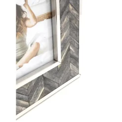 Rahmen Chevron Grau 13X18 Deko & Geschenkartikel