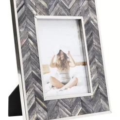 Rahmen Chevron Grau 13X18 Deko & Geschenkartikel
