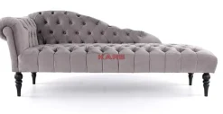 Online Recamiere Desire Velvet Silbergrau Sofas & Couches
