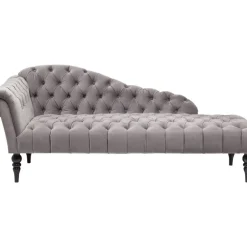 Online Recamiere Desire Velvet Silbergrau Sofas & Couches