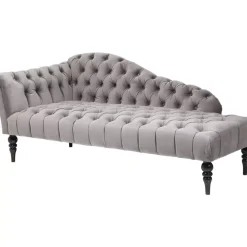 Online Recamiere Desire Velvet Silbergrau Sofas & Couches