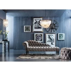 Online Recamiere Desire Velvet Silbergrau Sofas & Couches