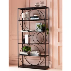 Sale Regal Circle Schwarz 100X200Cm Regale