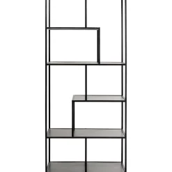 Regal Loftie Schwarz 77X185Cm Regale