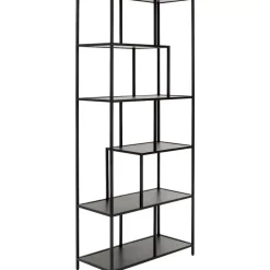 Regal Loftie Schwarz 77X185Cm Regale