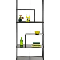 Regal Loftie Schwarz 77X185Cm Regale