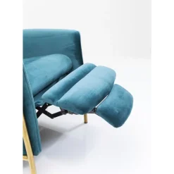 Relaxsessel Lazy Velvet Blau Sessel
