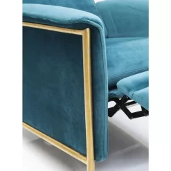 Relaxsessel Lazy Velvet Blau Sessel