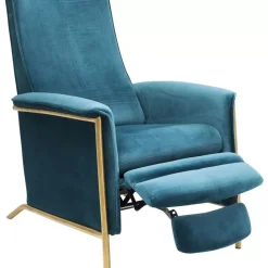 Relaxsessel Lazy Velvet Blau Sessel