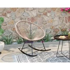 Discount Schaukelstuhl Acapulco Natur Outdoormöbel