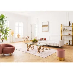 Outlet Schlafsofa Milchbar Beige 219Cm Sofas & Couches