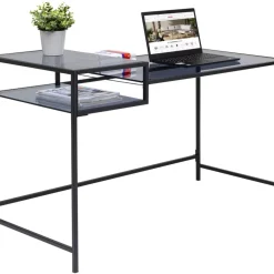 Best Schreibtisch Loft Schwarz 134X60Cm Tische
