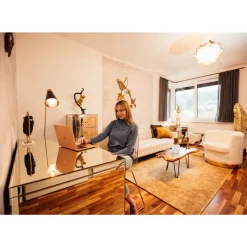 New Schreibtisch Luxury Champagne 140X60Cm Tische