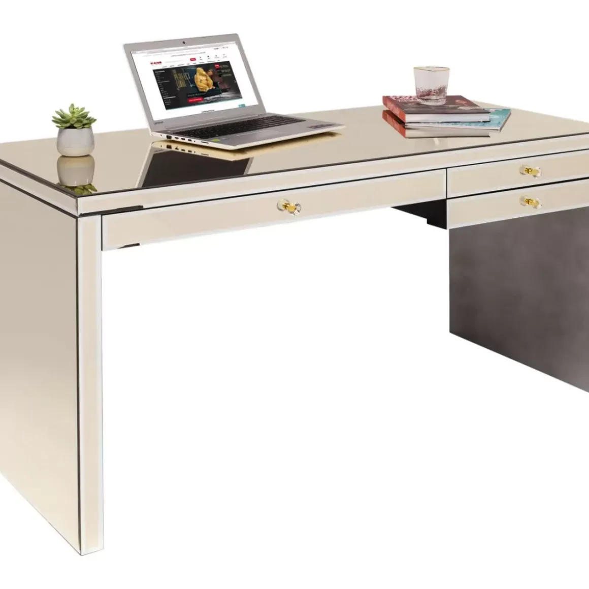 New Schreibtisch Luxury Champagne 140X60Cm Tische