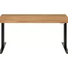 Schreibtisch Office Jackie Eiche Schwarz 160X80 Tische
