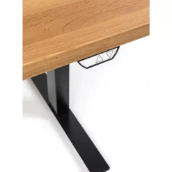 Schreibtisch Office Jackie Eiche Schwarz 160X80 Tische
