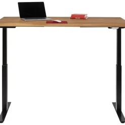 Schreibtisch Office Jackie Eiche Schwarz 160X80 Tische