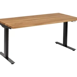 Schreibtisch Office Jackie Eiche Schwarz 160X80 Tische