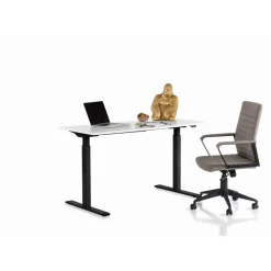 Best Schreibtisch Office Smart Schwarz Weis 160X80 Tische