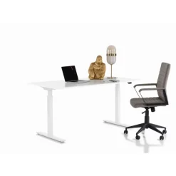 Outlet Schreibtisch Office Smart Weiss Weiss 160X80 Tische