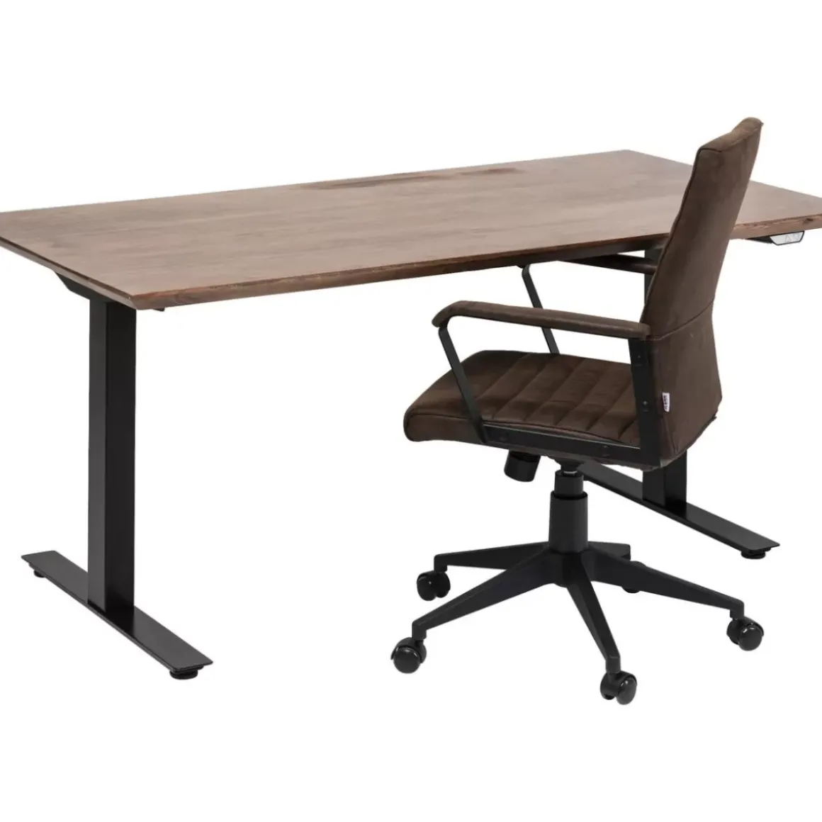 New Schreibtisch Office Symphony Dunkel Schwarz 160X80 Tische