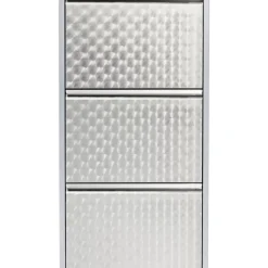 Outlet Schuhkipper Caruso 3-Er Silber/Geflext (Mo) Kleinmöbel & Sonstiges