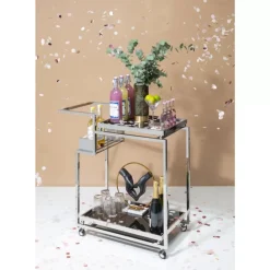 Outlet Servierwagen Barfly Silber Tische