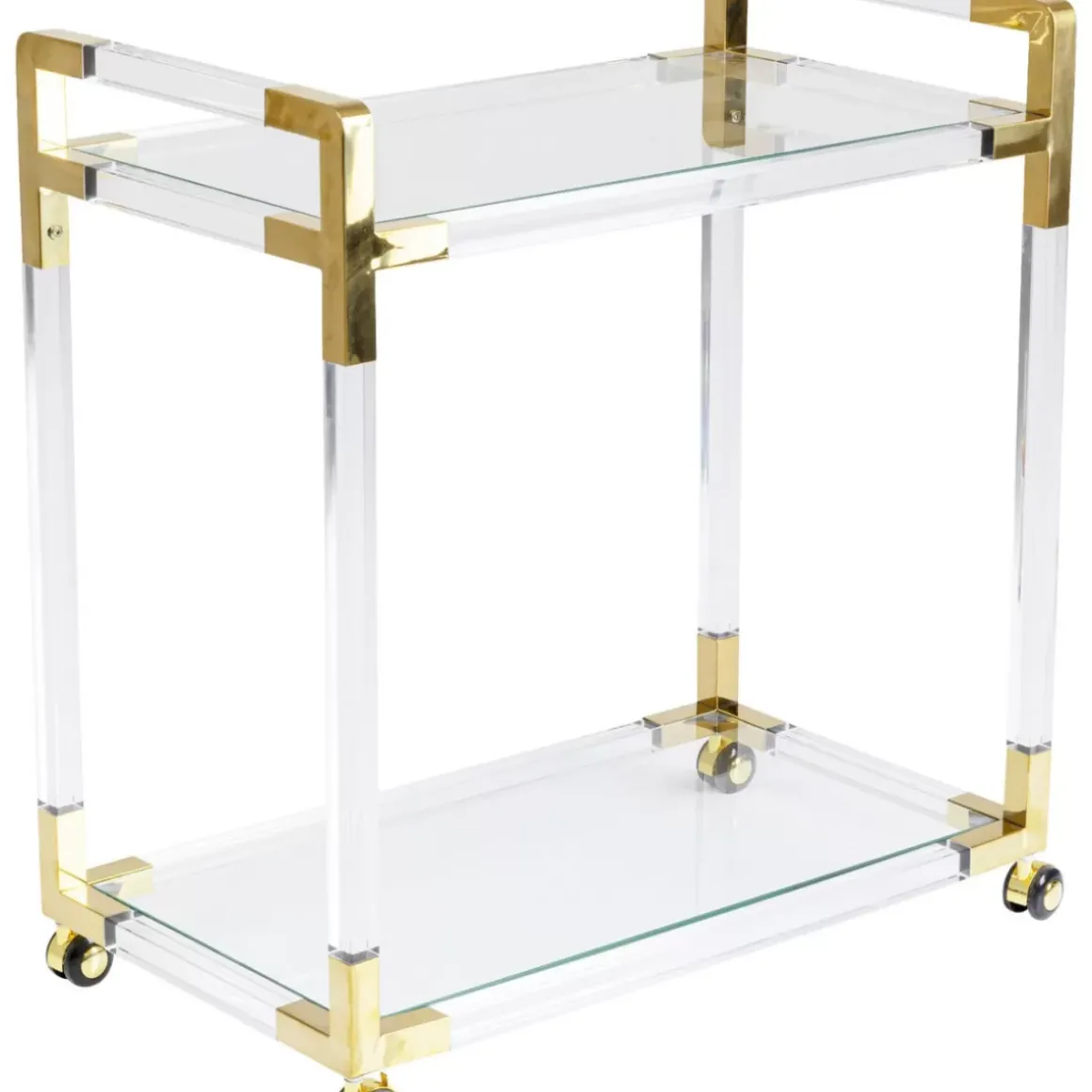 New Servierwagen Josy Gold Tische