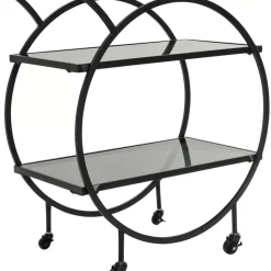 New Servierwagen Loft Schwarz Tische