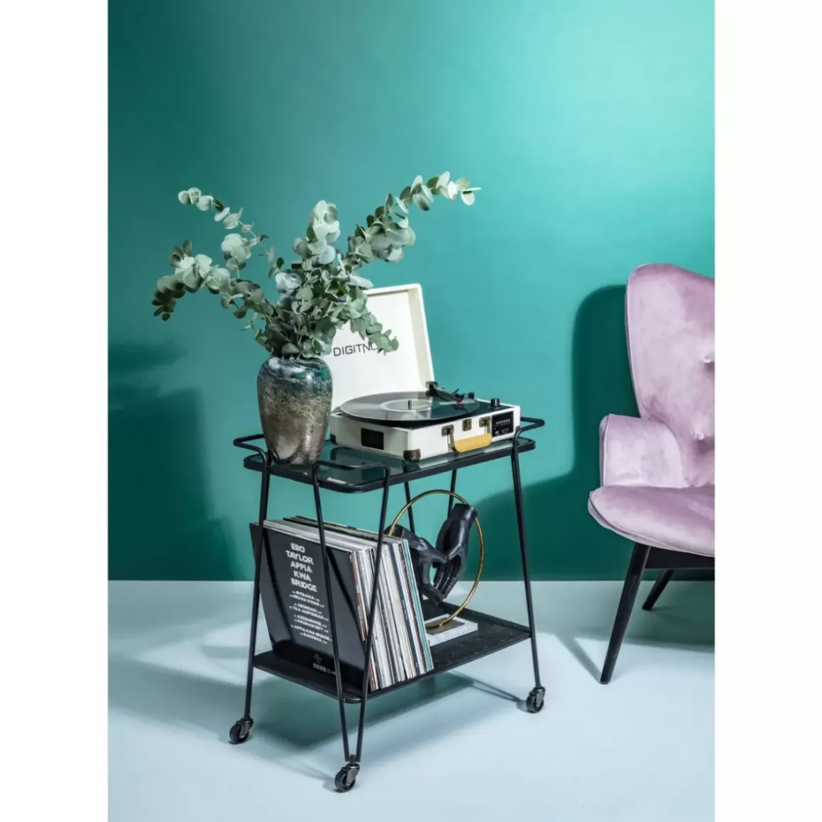 New Servierwagen Mesh Tische