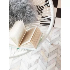 Clearance Sessel Acapulco Weiss Outdoormöbel