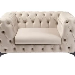 Best Sessel Bellissima Velvet Beige 120Cm Sessel