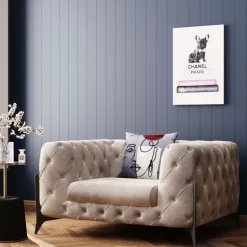 Best Sessel Bellissima Velvet Beige 120Cm Sessel