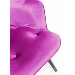 Sessel Black Vicky Velvet Purple Sessel