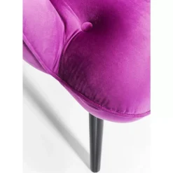 Sessel Black Vicky Velvet Purple Sessel