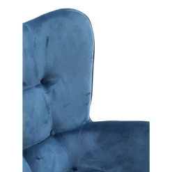 Sale Sessel Black Vicky Velvet Petrol Sessel